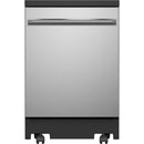 GE 24-inch Portable Dishwasher with Sanitize Option GPT225SSLSS IMAGE 1