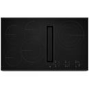 JennAir 36-inch Built-In Electric Cooktop with Downdraft JED4536KB IMAGE 1