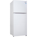 Marathon 24-inch, 10.4 cu.ft. Top Freezer Refrigerator with LED Lighting MFF103W IMAGE 2
