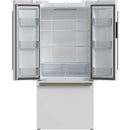Forno 30-inch, 17.5 cu. ft. Counter-Depth French 3-Door Refrigerator with Interior Ice Maker FFFFD1974-31WHT IMAGE 2