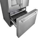 Signature Kitchen Suite 36-inch, 25.5 cu. ft. Counter-Depth French 3-Door Refrigerator with Wi-Fi SKSFD3623SD IMAGE 6