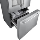Signature Kitchen Suite 36-inch, 25.5 cu. ft. Counter-Depth French 3-Door Refrigerator with Wi-Fi SKSFD3623SD IMAGE 7