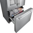 Signature Kitchen Suite 36-inch, 25.5 cu. ft. Counter-Depth French 3-Door Refrigerator with Wi-Fi SKSFD3623SD IMAGE 8