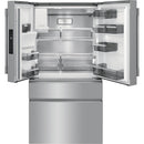 Frigidaire Professional Réfrigérateur quatre portes avec porte à deux battants à profondeur de comptoir de 36 po., 21,8 pi.cu. avec système d'eau et de glaçons externe PRMC2285AF - VENTE FINALE - BOITE OUVERTE - VENDU TEL QUEL - Germain Larivière