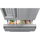 Frigidaire Professional Réfrigérateur quatre portes avec porte à deux battants à profondeur de comptoir de 36 po., 21,8 pi.cu. avec système d'eau et de glaçons externe PRMC2285AF - VENTE FINALE - BOITE OUVERTE - VENDU TEL QUEL - Germain Larivière