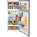 Frigidaire Réfrigérateur à congélateur supérieur autonome de 27 9/16 pouces, 16 pi. cu. FRTE1622AS - Germain Larivière
