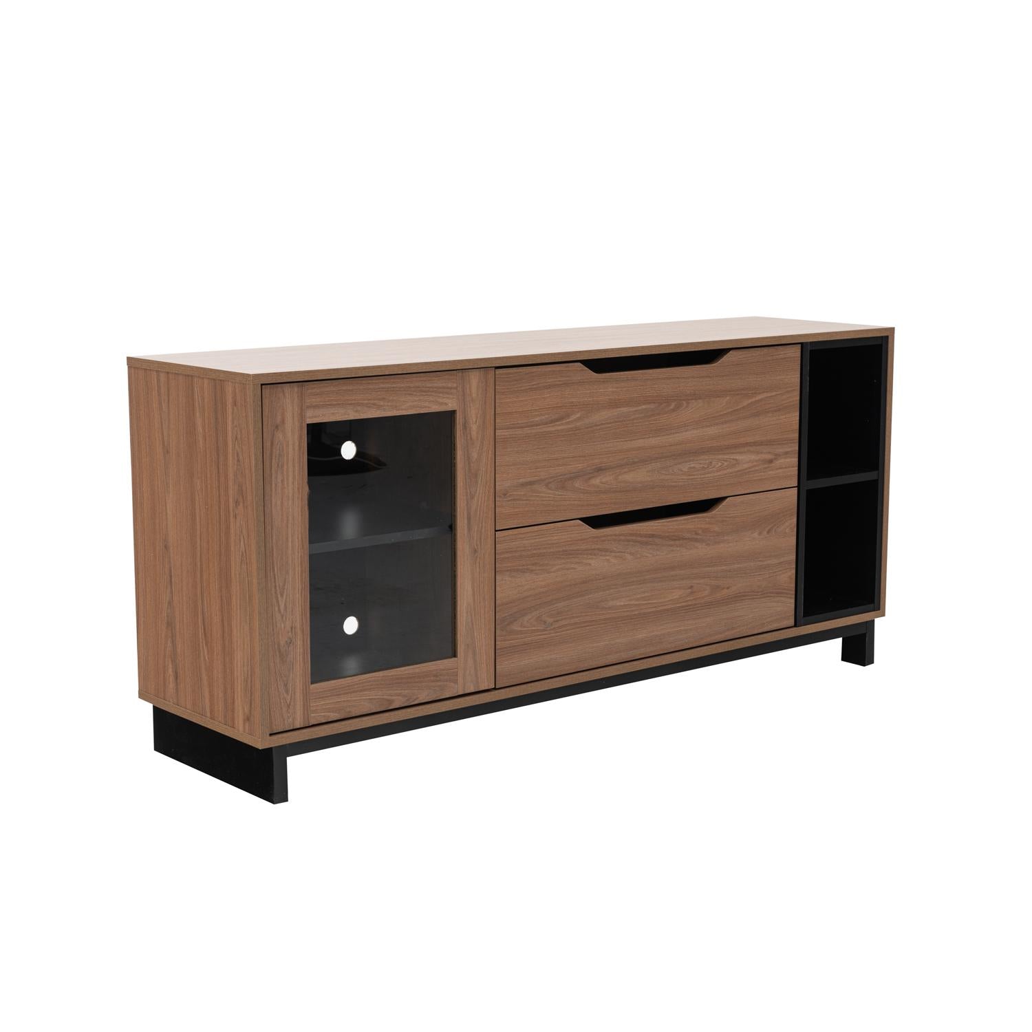 Commode à 10 Tiroirs Tissu, Meuble de Rangement de Chambre, Salon