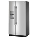 KitchenAid Réfrigérateur côte - à - côte de 36 pouces, 28 pi. cu. avec distributeur d'eau et de glace KRSF536RPS - Germain Larivière