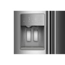 KitchenAid Réfrigérateur côte - à - côte de 36 pouces, 28 pi. cu. avec distributeur d'eau et de glace KRSF536RPS - Germain Larivière