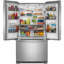 KitchenAid Réfrigérateur trois portes avec porte à deux battants de 36 po KRFC136RPS - Germain Larivière