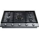Samsung Table de cuisson encastrée à gaz de 36 po avec connection Wi - Fi et Bluetooth NA36N7755TS/AA - Germain Larivière
