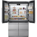 Signature Kitchen Suite Réfrigérateur intégré quatre portes avec porte à deux battants pré - assemblé de 48 pouces, 26 pi. cu. SKSFD4826SP - Germain Larivière