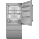 Thermador Réfrigérateur intégré à congélateur inférieur de 36 pouces, 19 pi. cu. avec Home Connect T36BB120SS - Germain Larivière