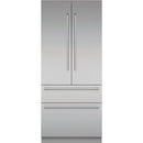 Thermador Réfrigérateur quatre portes avec porte à deux battants intégré de 36 pouces, 18,9 pi. cu. avec Home Connect T36BT120NS - Germain Larivière
