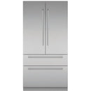 Thermador Réfrigérateur quatre portes avec porte à deux battants intégré de 42 pouces, 23,1 pi. cu. avec Home Connect T42BT110NS - Germain Larivière