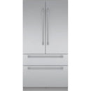 Thermador Réfrigérateur quatre portes avec porte à deux battants intégré de 42 pouces, 23,1 pi. cu. avec Home Connect T42BT120NS - Germain Larivière