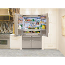 Thermador Réfrigérateur six portes avec porte à deux battants intégré de 48 pouces, 26,7 pi. cu. avec Home Connect T48BT120NS - Germain Larivière