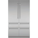 Thermador Réfrigérateur six portes avec porte à deux battants intégré de 48 pouces, 26,7 pi. cu. avec Home Connect T48BT120NS - Germain Larivière