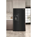 Whirlpool Réfrigérateur côte - à - côte de 36 pouces, 28 pi. cu. avec distributeur d'eau et de glace WRSF5536RV - Germain Larivière