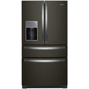 Whirlpool Réfrigérateur quatre portes avec porte à deux battants de 36 pouces, 26,2 pi. cu. avec distributeur d'eau et de glaçons externe WRMF7736PV - Germain Larivière
