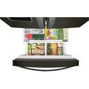 Whirlpool Réfrigérateur trois portes avec porte à deux battants amovible de 30 po, 19,7 pi. cu. avec distributeur externe d'eau avec filtration EveryDrop® WRF560SEHV - Germain Larivière