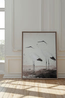 DANSE DES PLUMES, Œuvre sur toile étirée