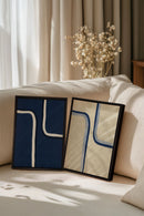 DUAL FORM DUO (2 Œuvres sur toile étirée)