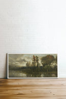 DARK SERENITY, Œuvre sur toile étirée