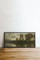 DARK SERENITY, Œuvre sur toile étirée