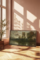 DARK SERENITY, Œuvre sur toile étirée