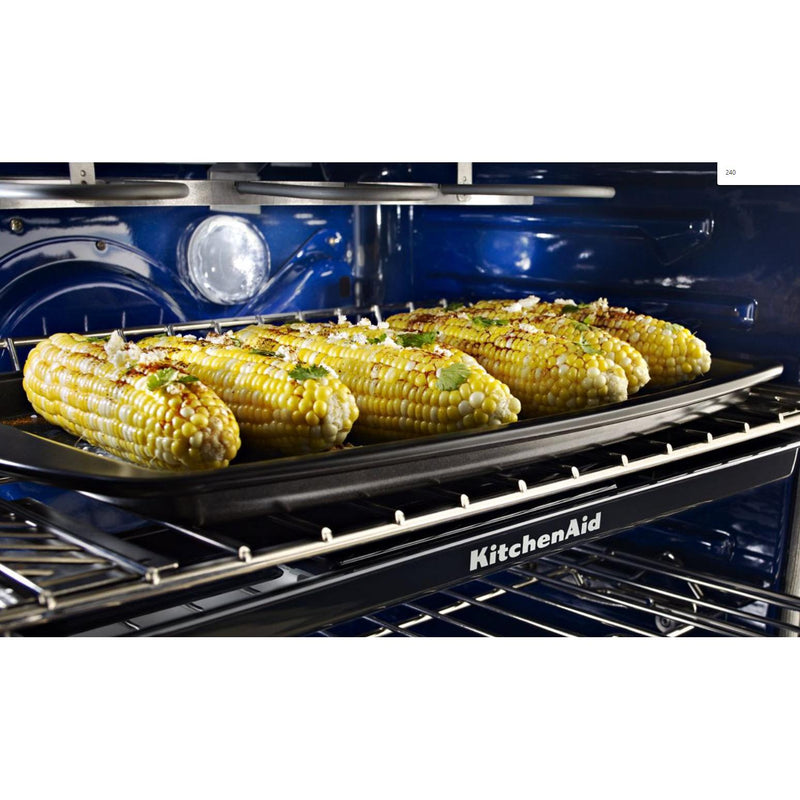 KitchenAid 30-inch Freestanding Dual-Fuel Range KFDD500ESS IMAGE 4