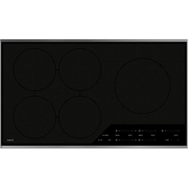 Wolf 36-inch Built-In Induction Cooktop CI365T/S IMAGE 1