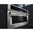  KitchenAid 30-inch, 1.4 cu. ft. Built-In Microwave Oven with Convection KMBP100ESS IMAGE 2