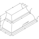  Vent-A-Hood 60-inch Wall Mount Range Hood JCH460B1WH IMAGE 2
