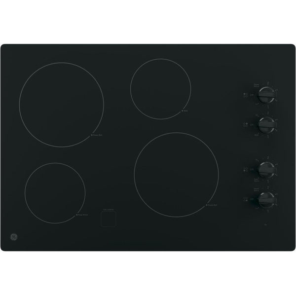 GE 30-inch Built-In Electric Cooktop JP3030DJBB IMAGE 1