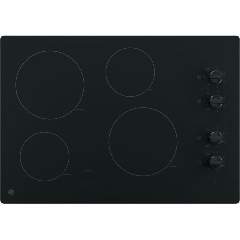 GE 30-inch Built-In Electric Cooktop JP3030DJBB IMAGE 1