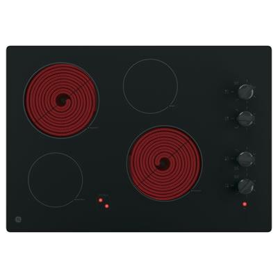 GE 30-inch Built-In Electric Cooktop JP3030DJBB IMAGE 2