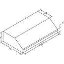  Vent-A-Hood 48-inch Wall Mount Range Hood SLH9-348OL IMAGE 2