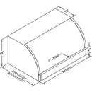  Vent-A-Hood 36-inch Wall Mount Range Hood XRH18-236GS IMAGE 2