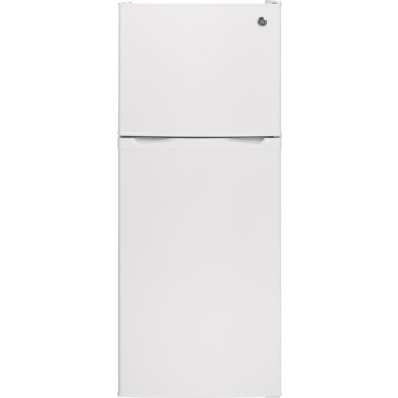 GE 24-inch, 11.6 cu. ft. Top Freezer Refrigerator GPE12FGKWW IMAGE 1