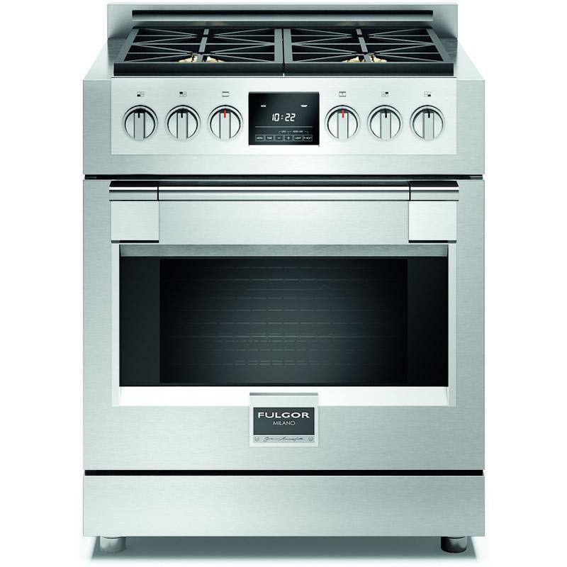 Fulgor Milano 30-inch Freestanding Dual-Fuel Range