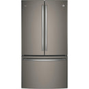  GE Profile 36-inch, 23.1 cu. ft. Counter-Depth French 3-Door Refrigerator with Ice and Water PWE23KMKES IMAGE 1