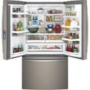  GE Profile 36-inch, 23.1 cu. ft. Counter-Depth French 3-Door Refrigerator with Ice and Water PWE23KMKES IMAGE 4