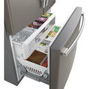  GE Profile 36-inch, 23.1 cu. ft. Counter-Depth French 3-Door Refrigerator with Ice and Water PWE23KMKES IMAGE 8