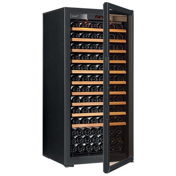 EuroCave 141-bottle Freestanding Wine Cooler V-PURE-M Black IMAGE 1