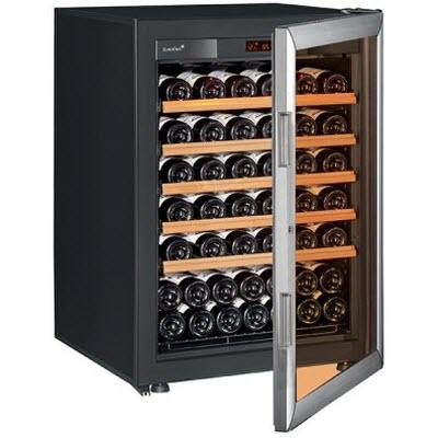 EuroCave 74-bottle Freestanding Wine Cooler V-PURE-S Silver IMAGE 1