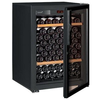 EuroCave 74-bottle Freestanding Wine Cooler V-PURE-S Full Glass IMAGE 1