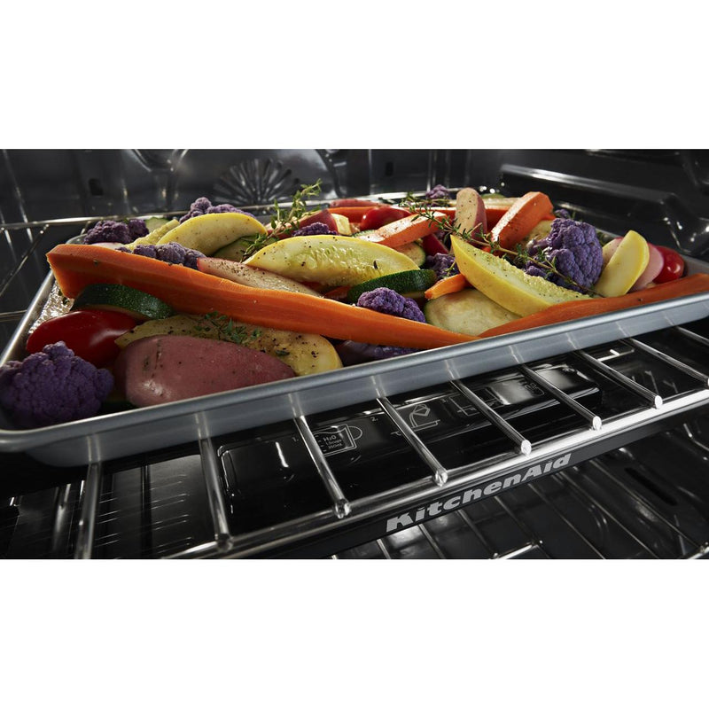 KitchenAid 30-inch Slide-In Gas Range KSGG700EBS IMAGE 4