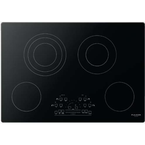 Fulgor Milano 30-inch Built-In Electric Cooktop with Slide Touch Controls
