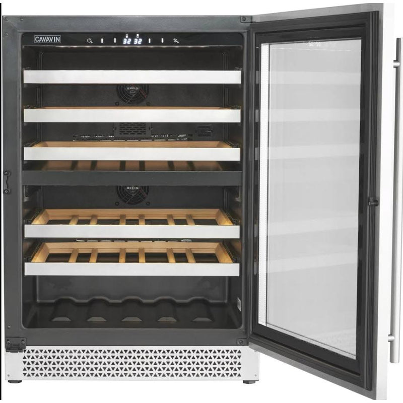 Cavavin 41-bottle Vinoa Collection Freestanding Wine Cellar with 2 Temperature Zones V-041WDZ IMAGE 2